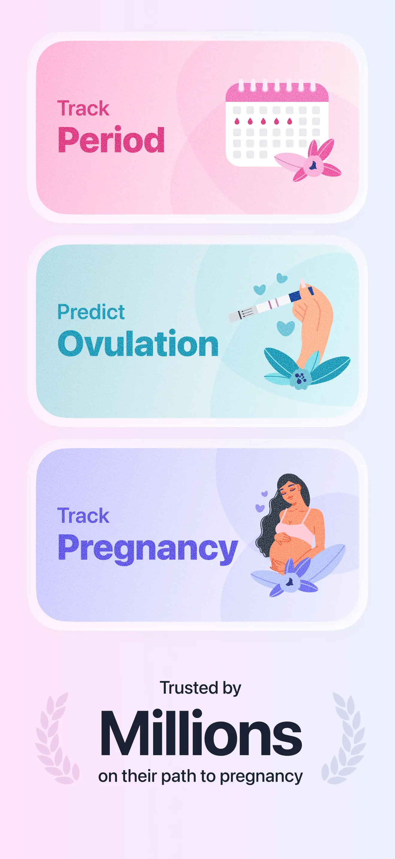Pregmate Ovulation Tracker App Store screenshot 1