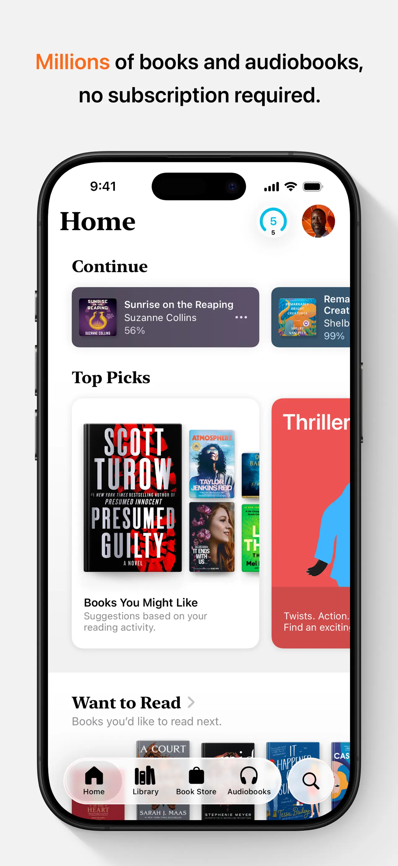 Apple Books App Store screenshot 1