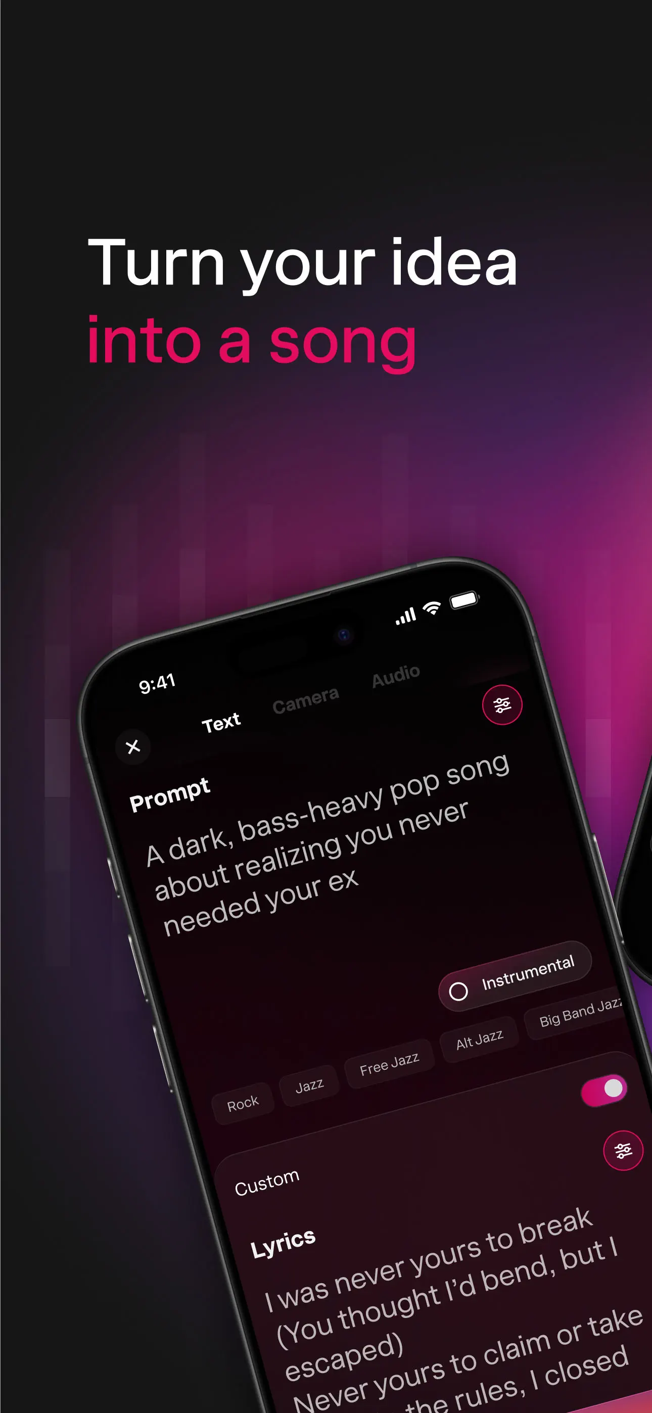 Udio: AI Music Maker & Studio App Store screenshot 1