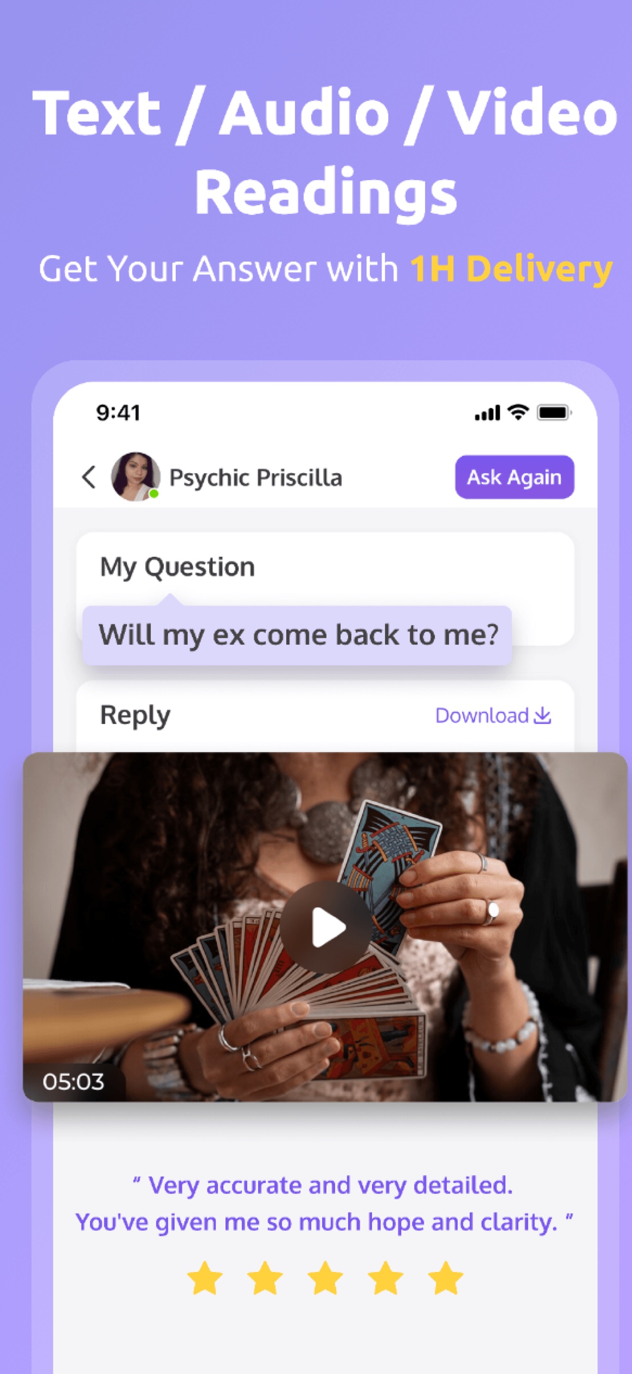 Soulight-Online Psychic Advice App Store screenshot 1