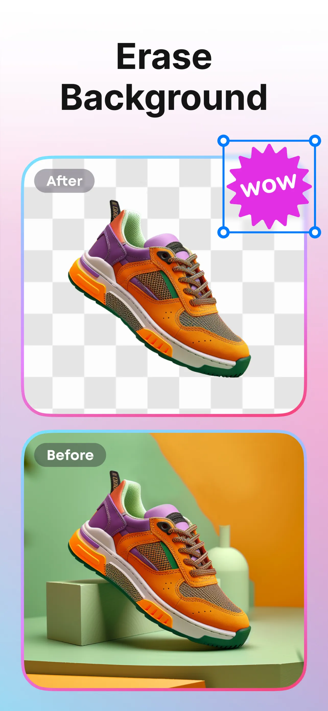 PhotoCut - AI Photo Editor App Store screenshot 1