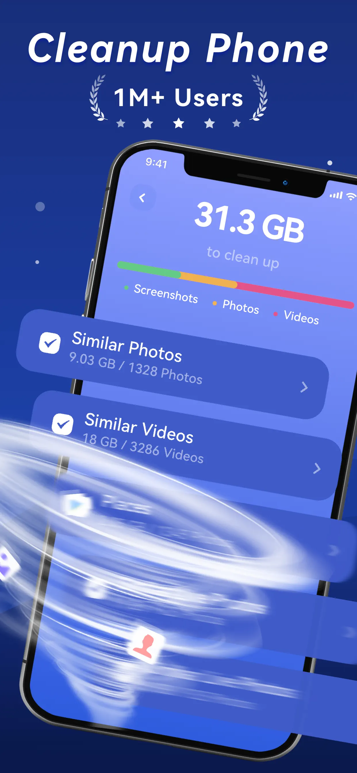 Instant Cleaner -Clean Storage App Store screenshot 1
