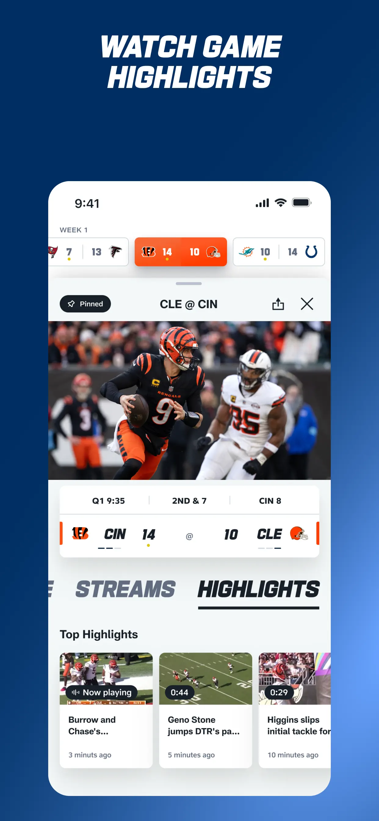 NFL App Store screenshot 2