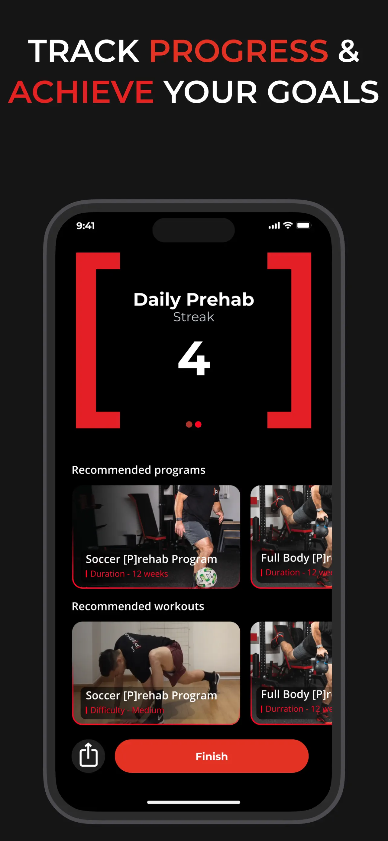 Prehab: Physical Therapy, Pain App Store screenshot 4