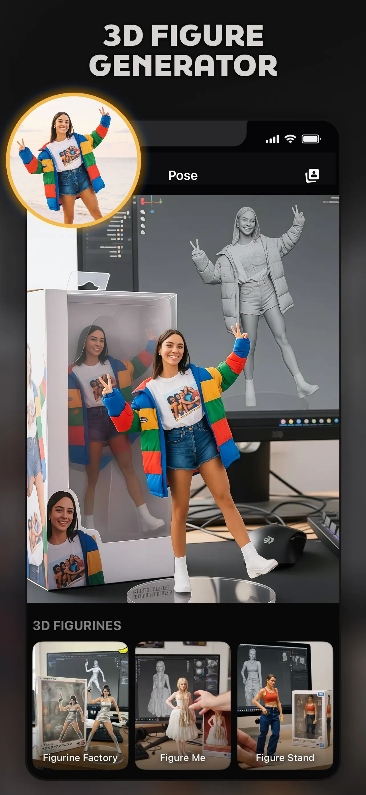 Pose: AI Photo Video Generator App Store screenshot 1