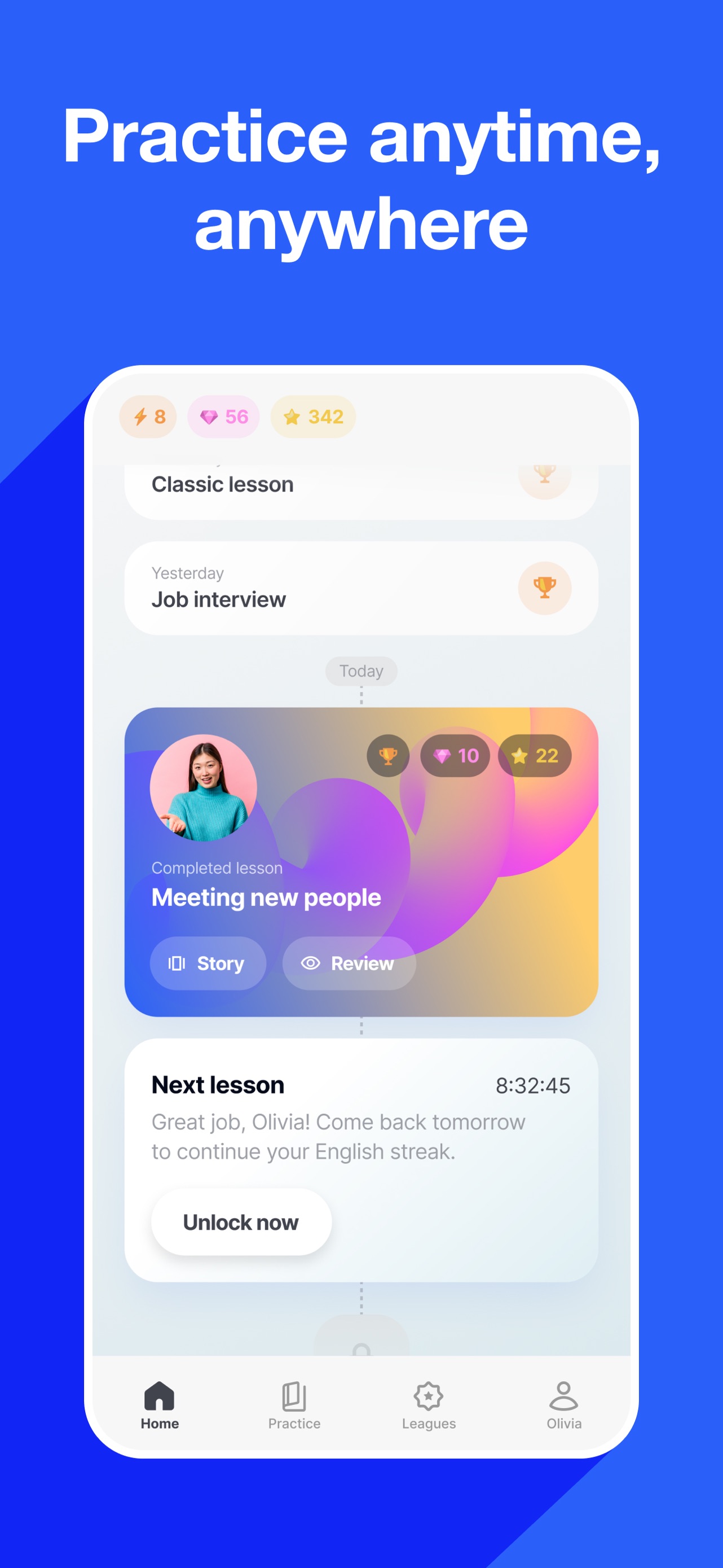 Speak English with Loora AI App Store screenshot 2