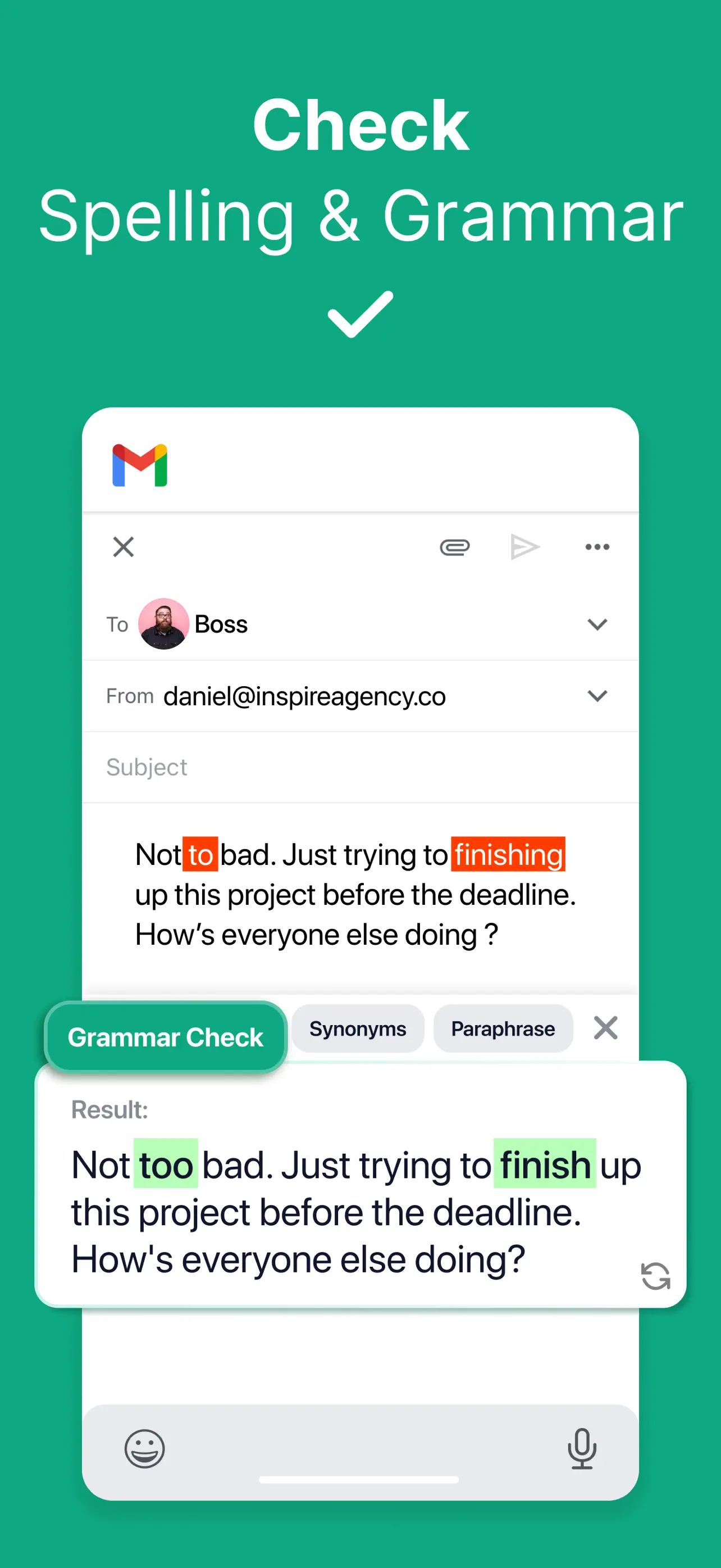 TypeAI: AI Keyboard & Writer App Store screenshot 2