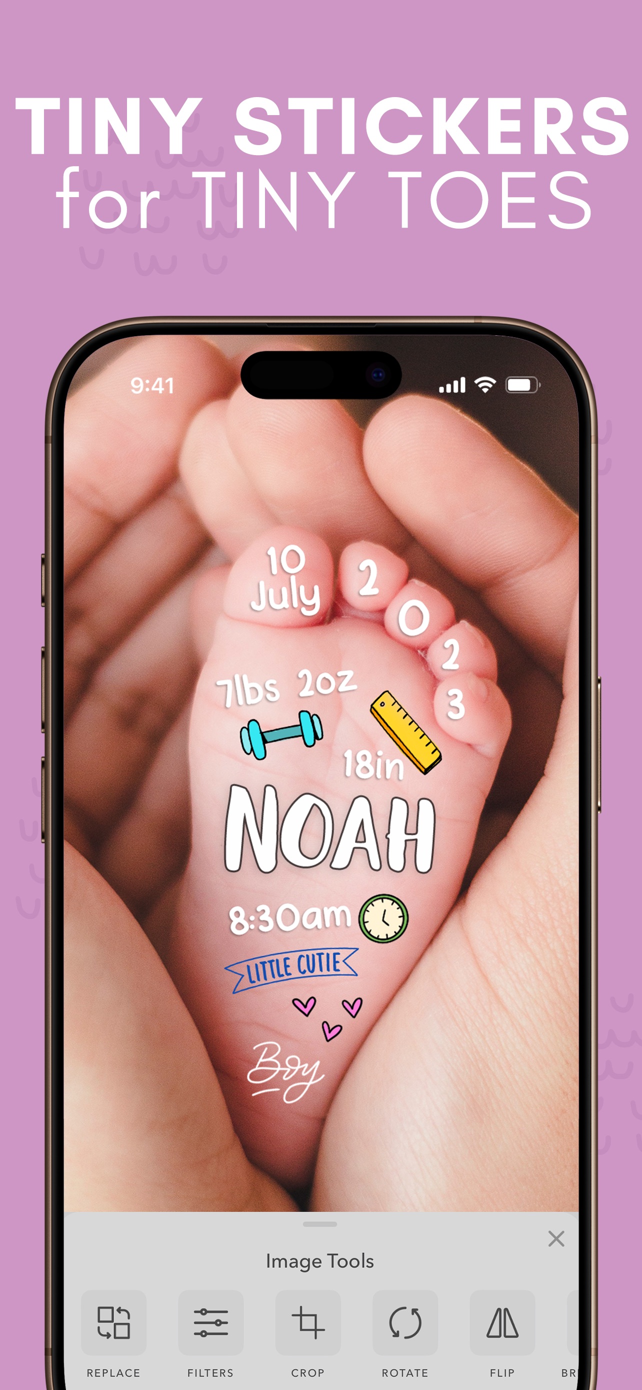 Precious - Baby Photo Art App Store screenshot 2
