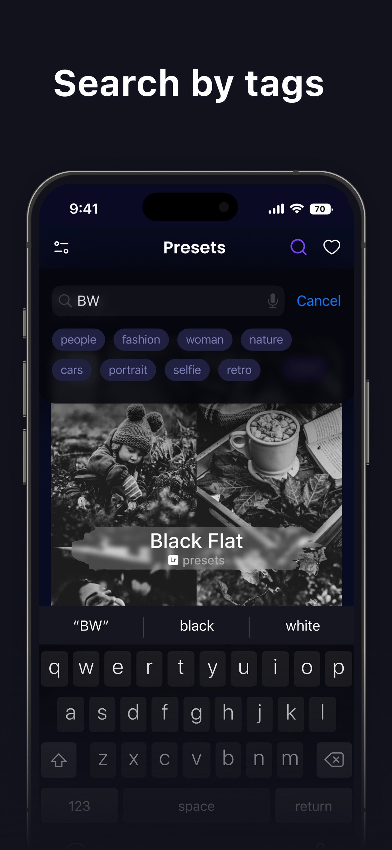 Presets for Lightroom: Filters App Store screenshot 1