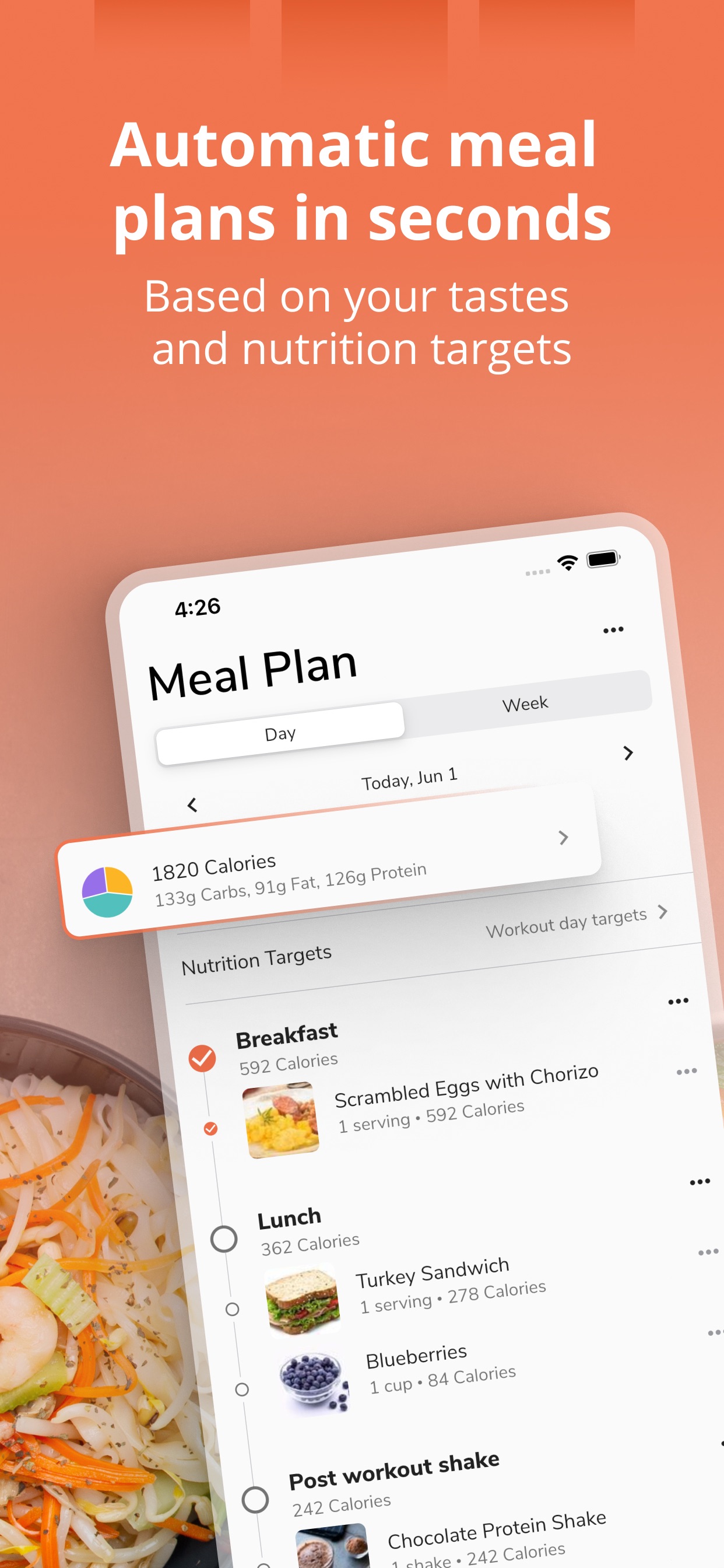 Eat This Much - Meal Planner App Store screenshot 2
