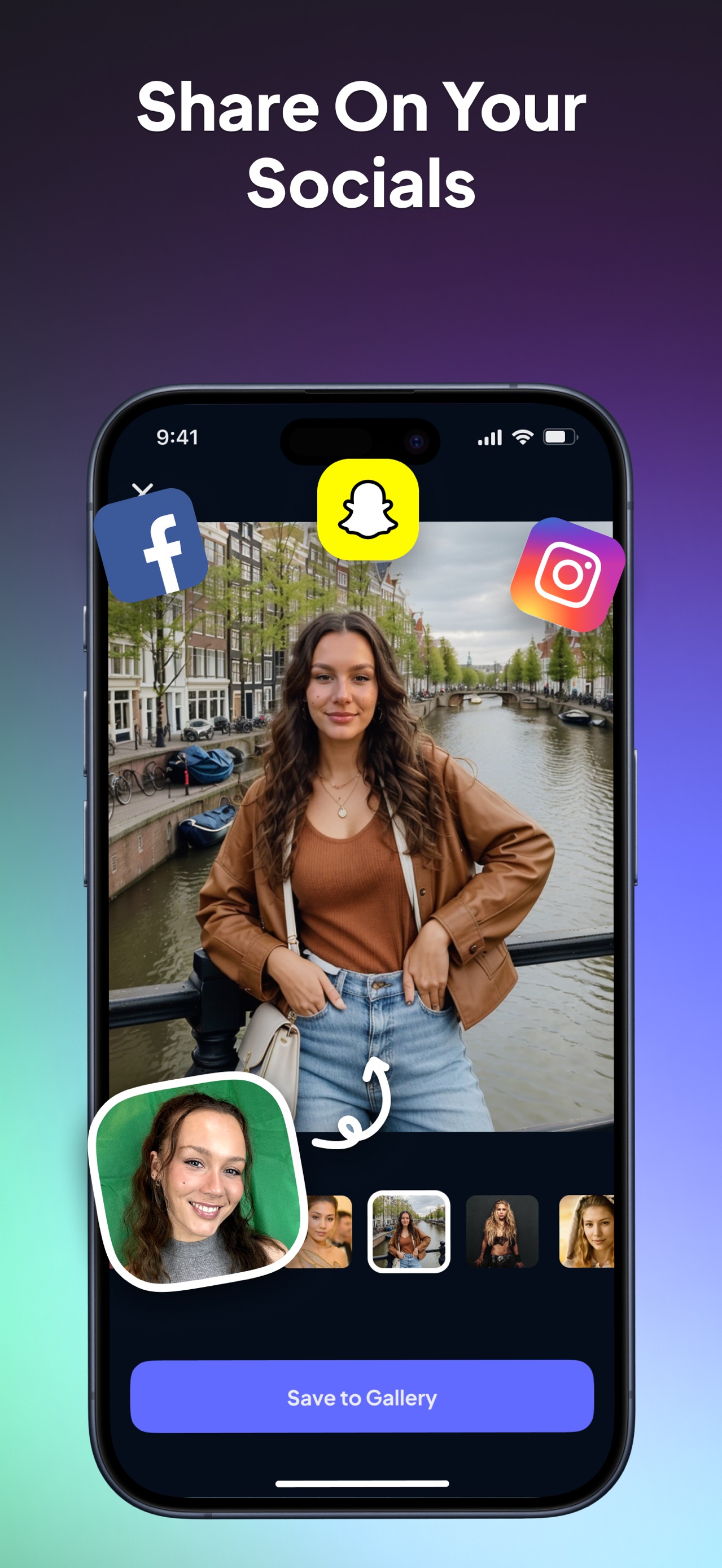 AI Photo Generator: FaceOff App Store screenshot 2