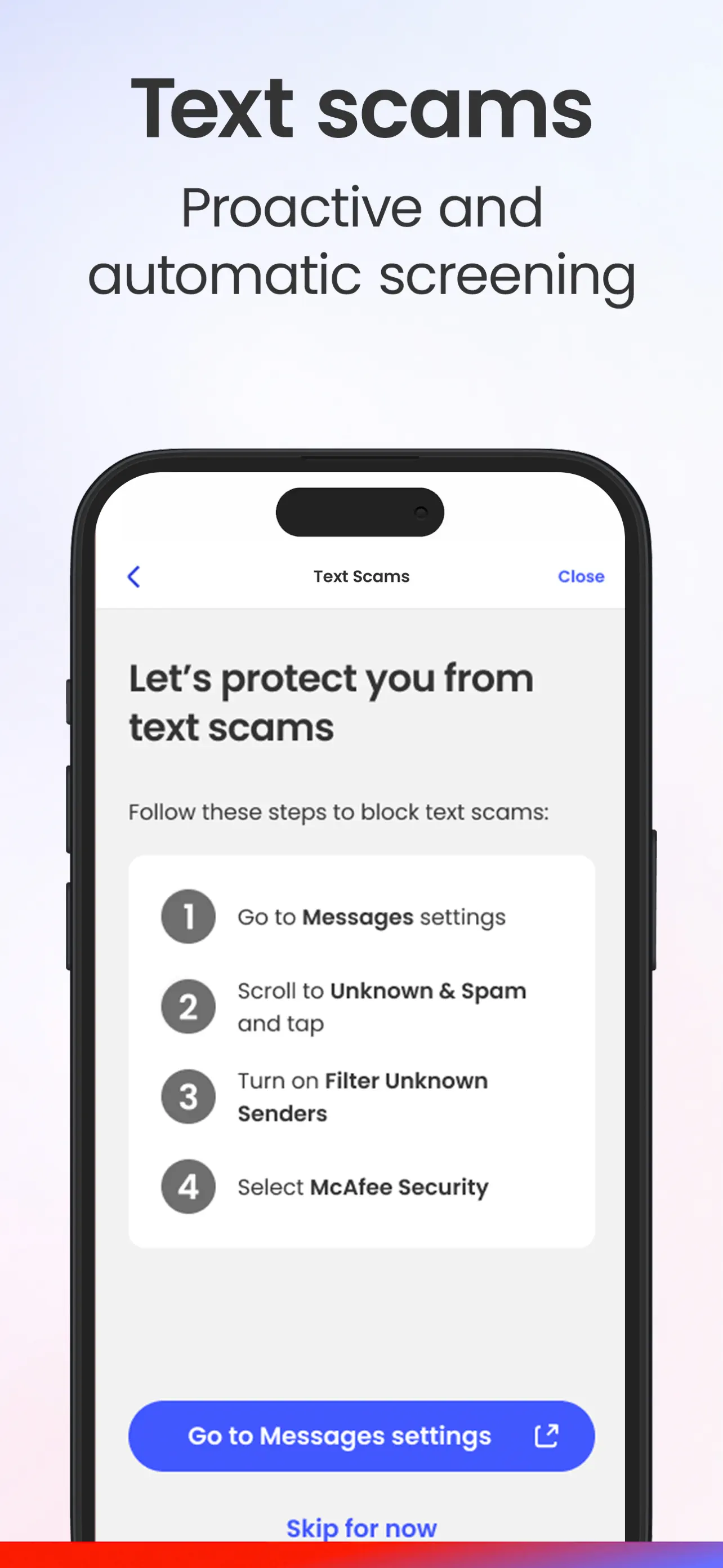 McAfee: Stay Secure & Private App Store screenshot 3