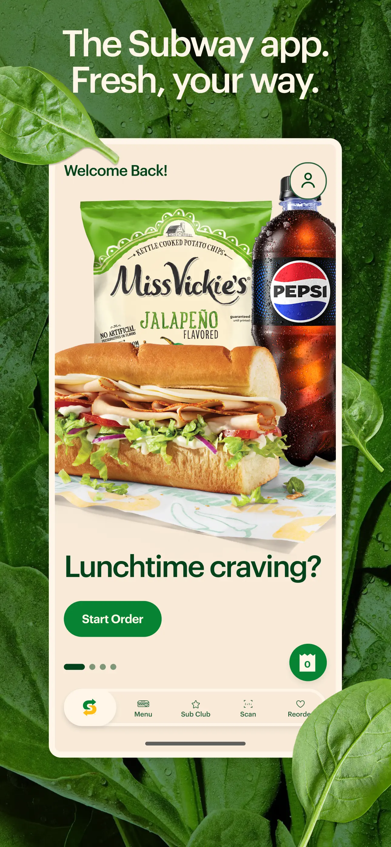Subway® App Store screenshot 1
