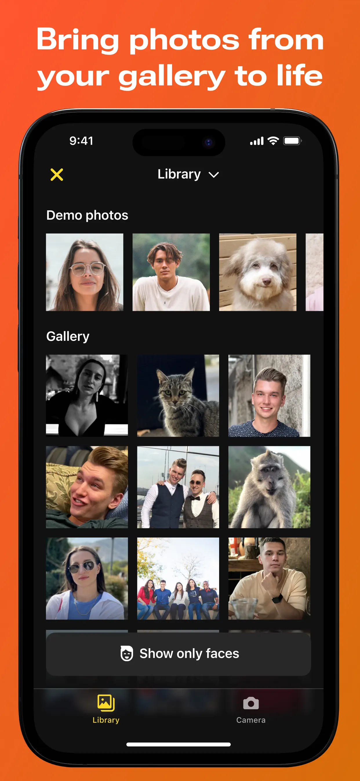 Avatarify: AI Face Animator App Store screenshot 4