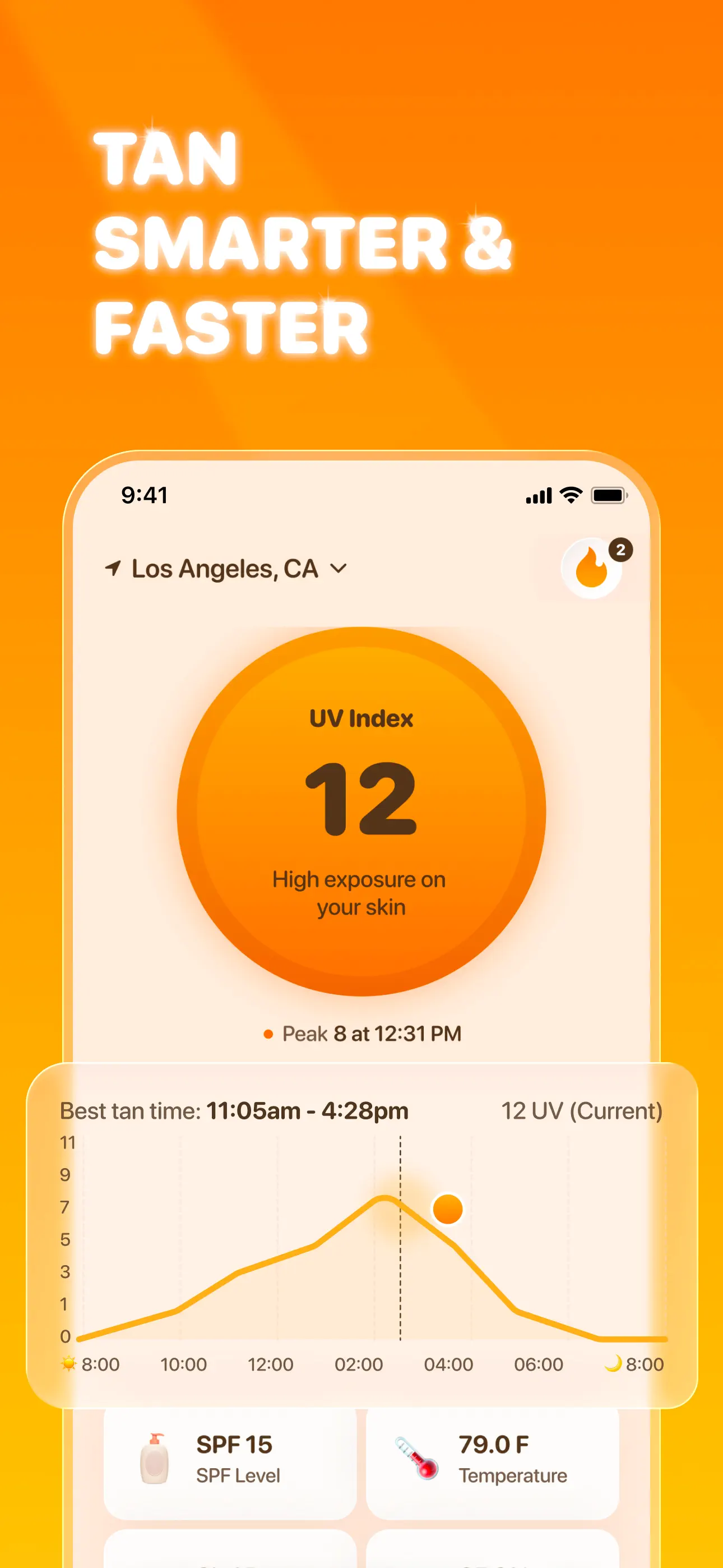 SPF - Tan Timer & UV Tracker App Store screenshot 4