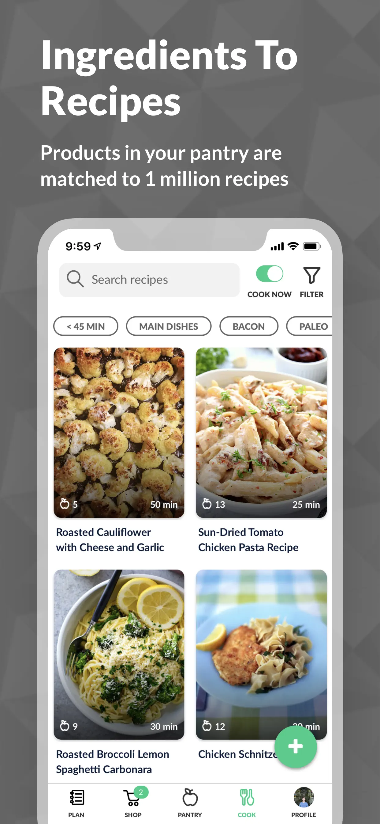 Cooklist: Pantry Meals Recipes App Store screenshot 4