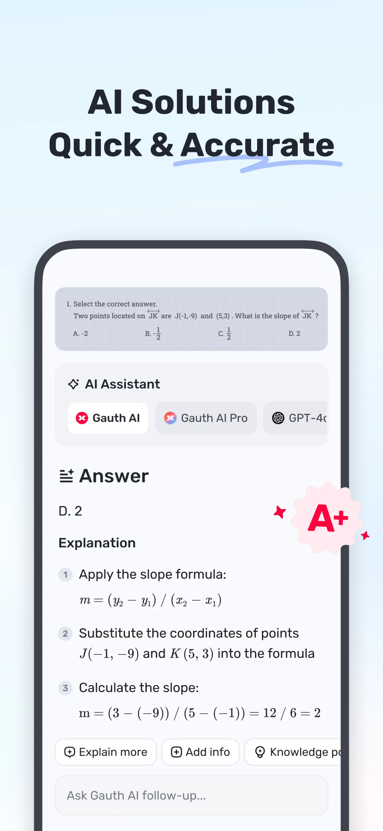 Gauth: AI Study Companion App Store screenshot 3