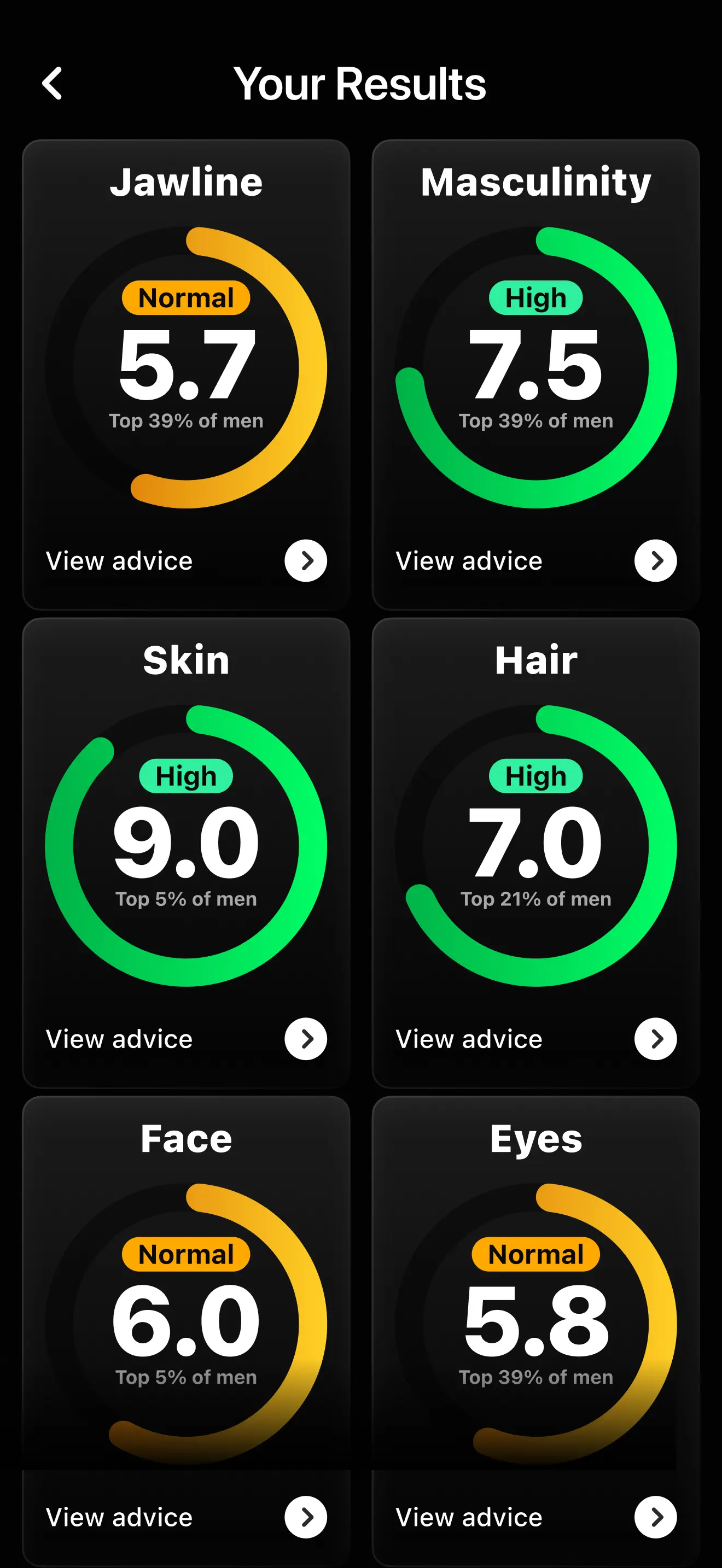 LooksMax Face Rating AI－LooxUP App Store screenshot 2