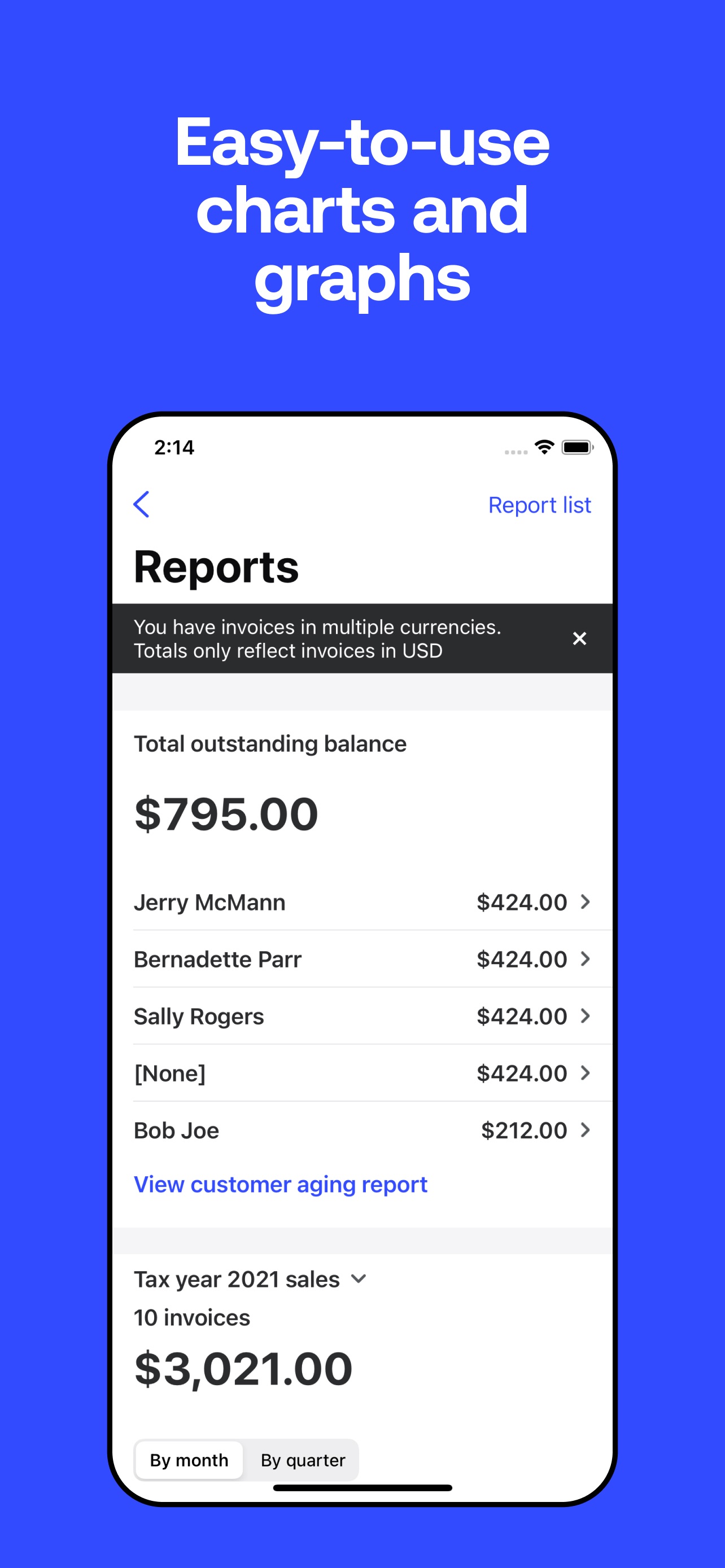 Invoice2go: Easy Invoice Maker App Store screenshot 1
