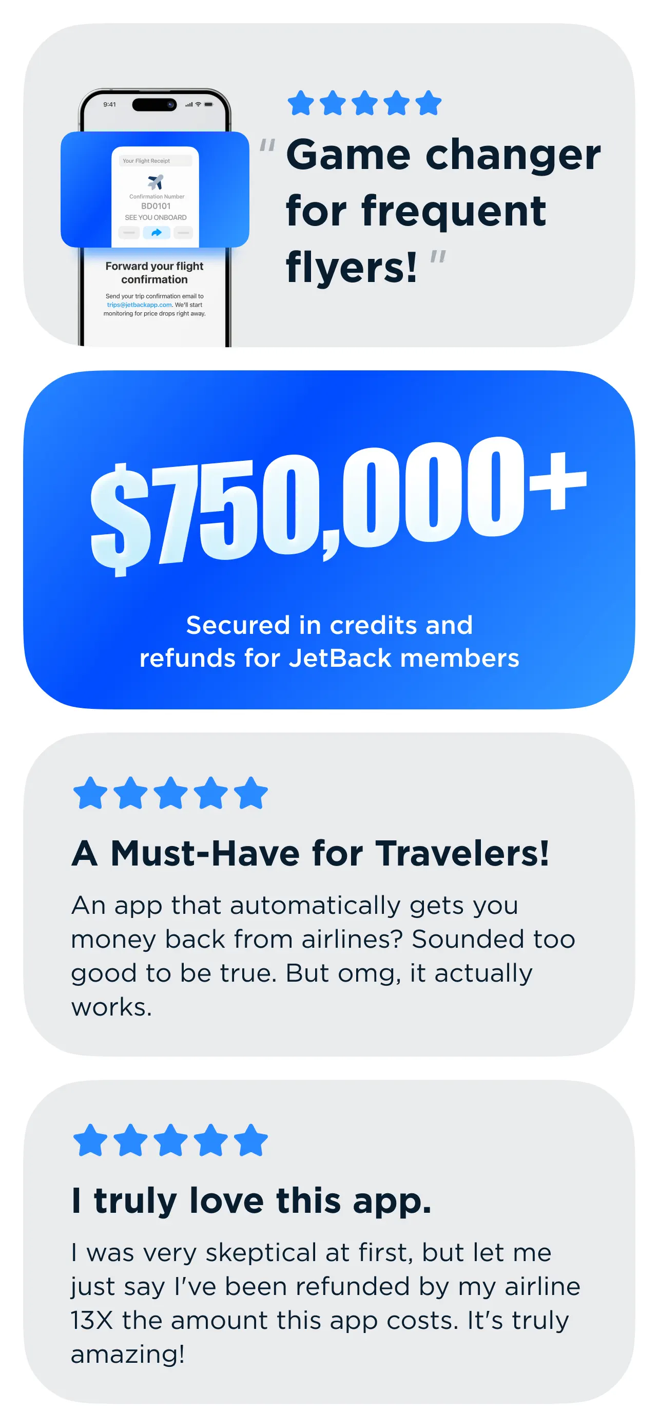 JetBack – Flight Price Savings App Store screenshot 3