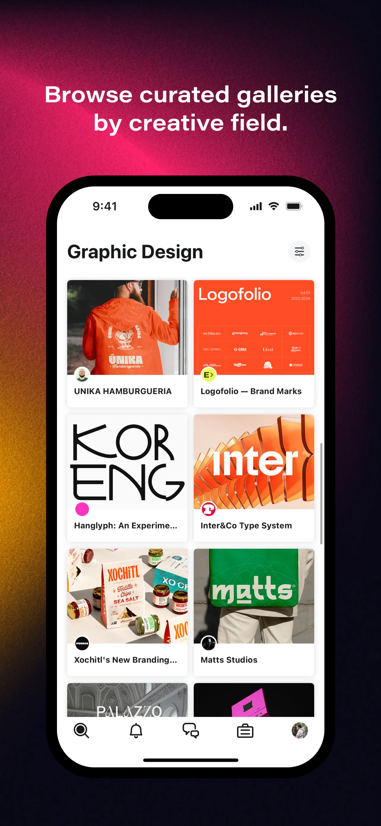 Behance – Creative Portfolios App Store screenshot 4