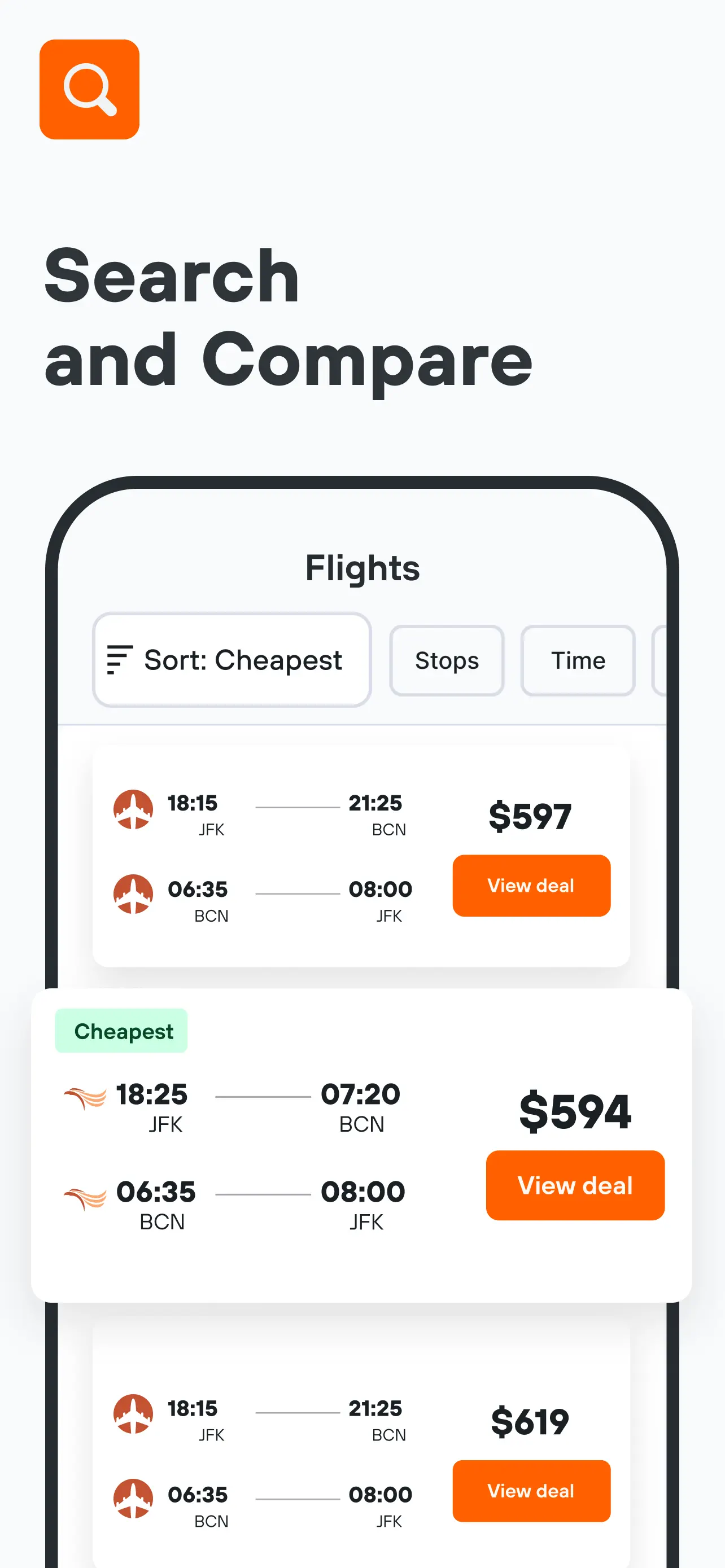 KAYAK: Flights, Hotels & Cars App Store screenshot 3