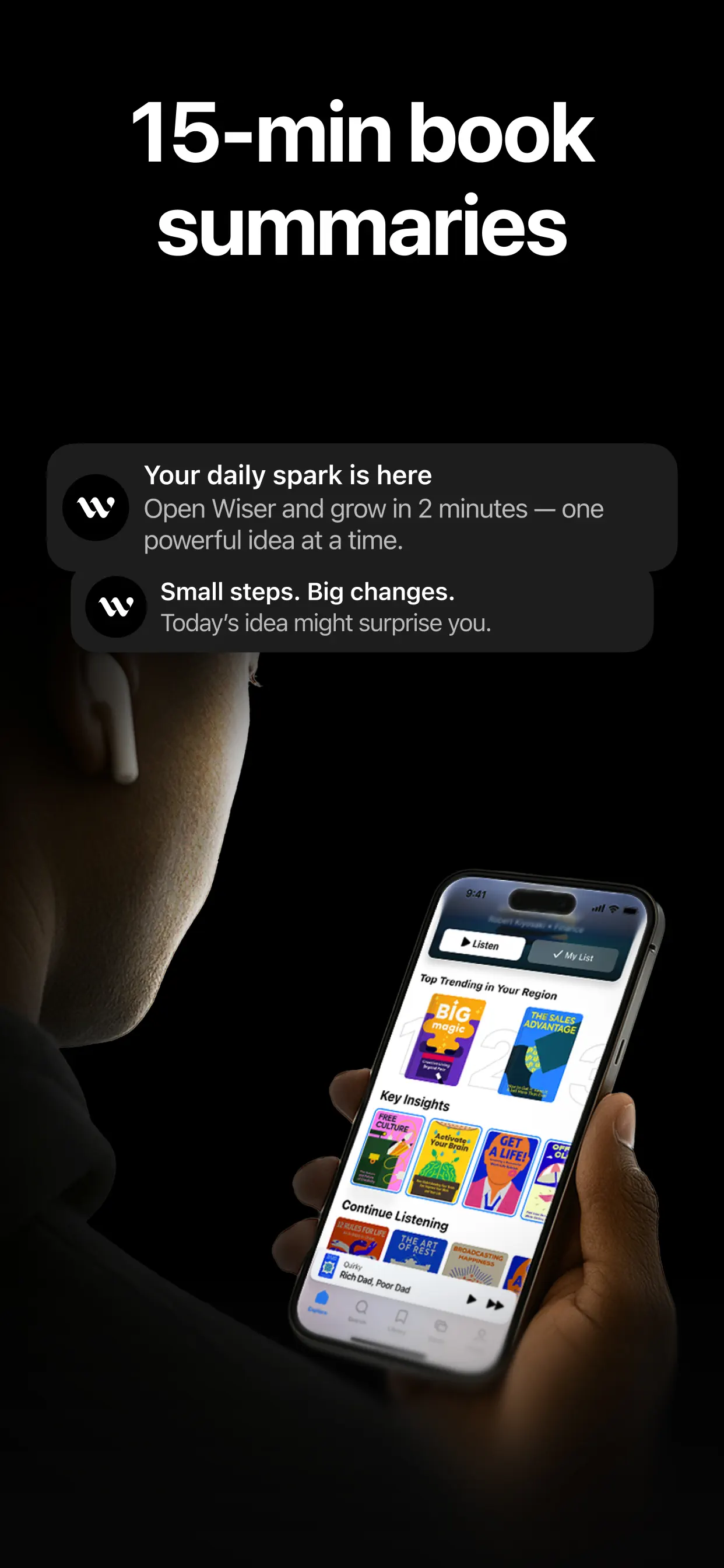Wiser: Bite-Sized Learning App Store screenshot 2