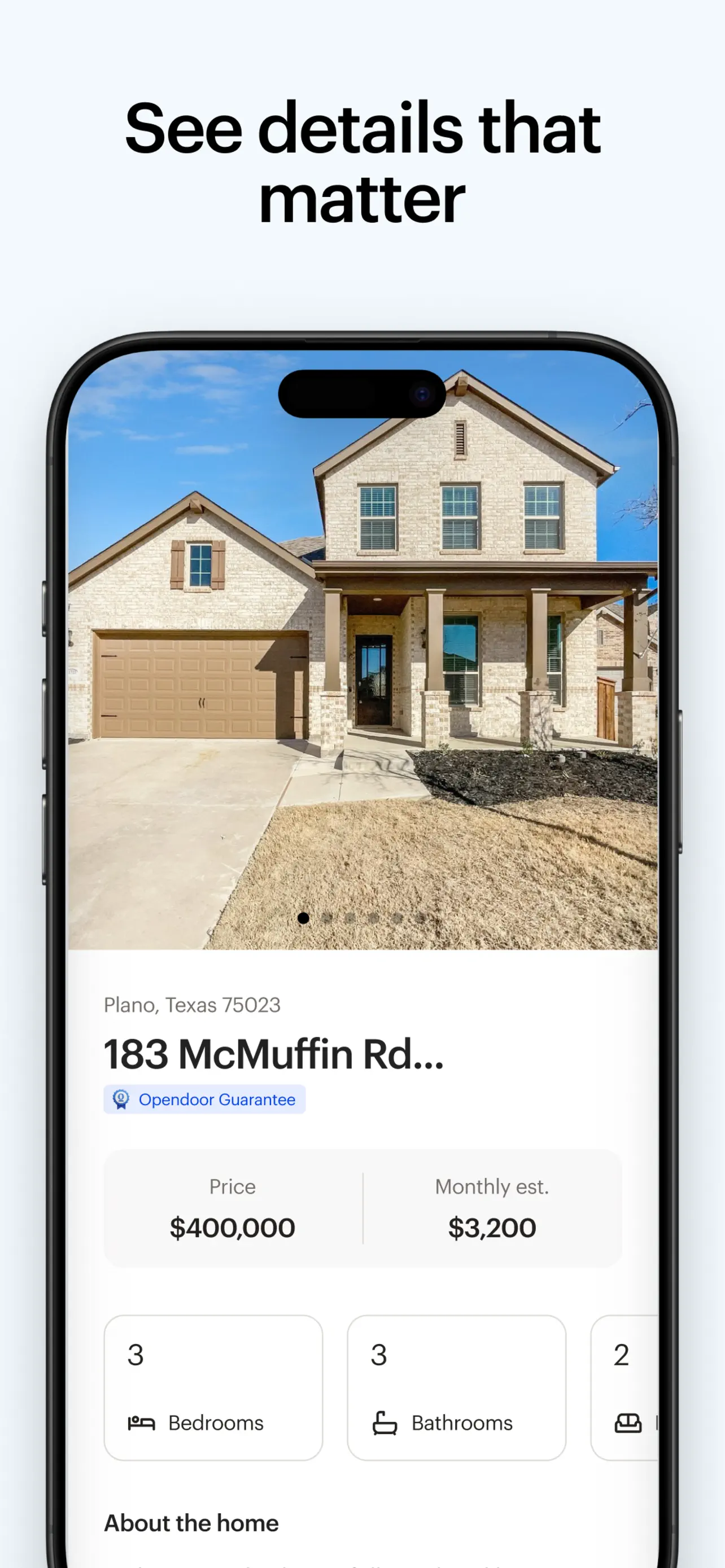 Opendoor: Homes for Sale App Store screenshot 2