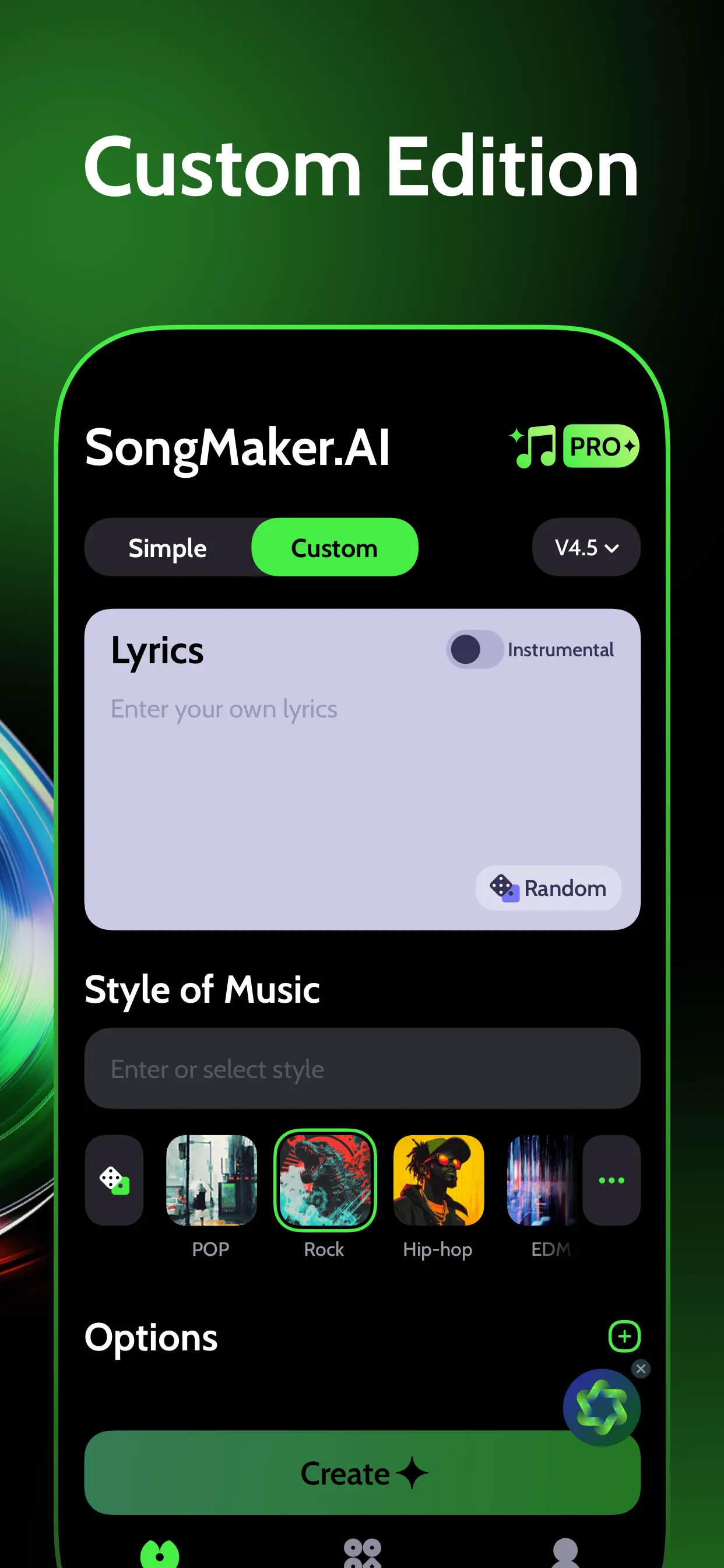 SongMaker-AI Music Generator App Store screenshot 1