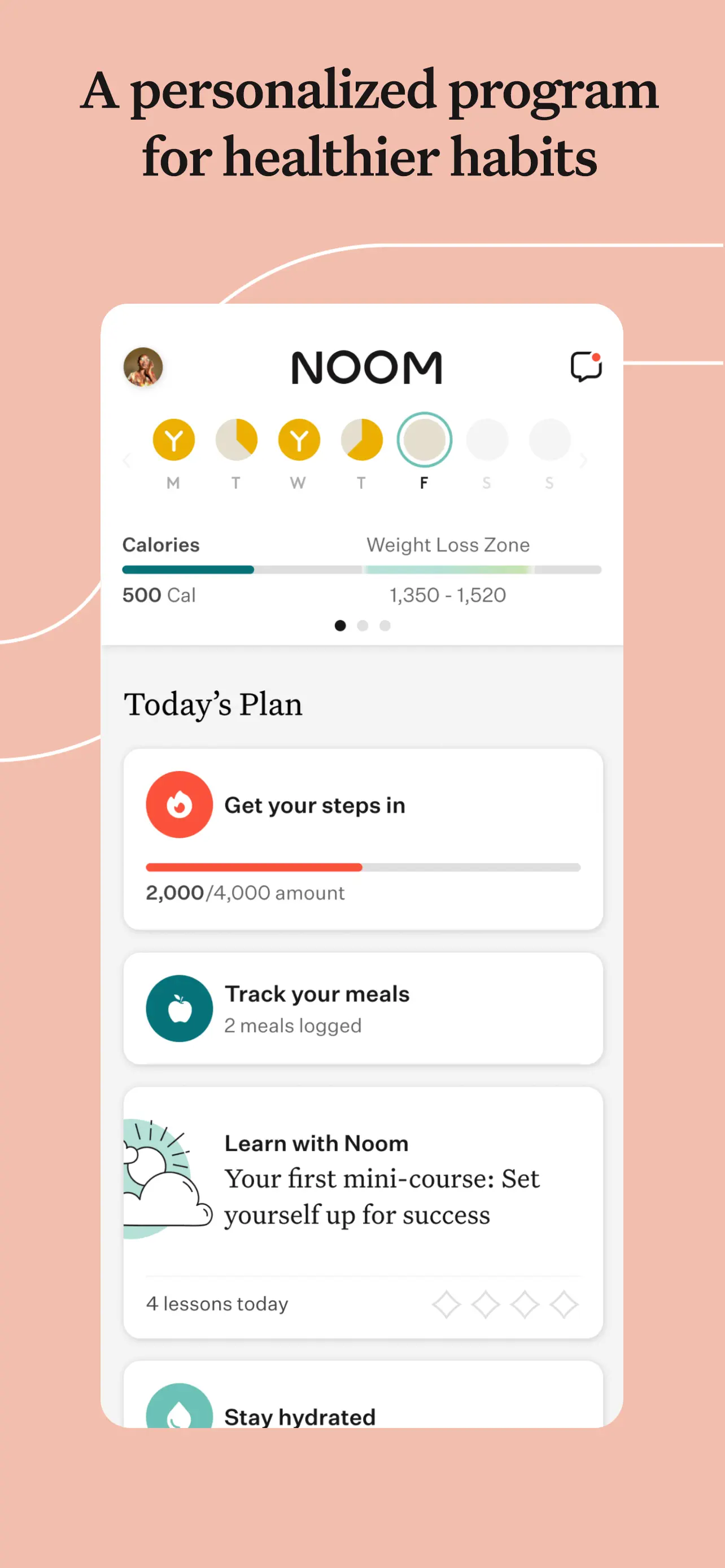 Noom Weight Loss, Food Tracker App Store screenshot 3