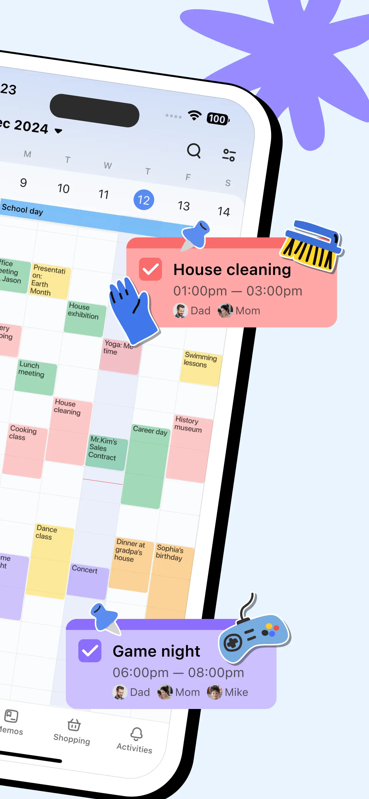 Shared Family Calendar: FamCal App Store screenshot 2