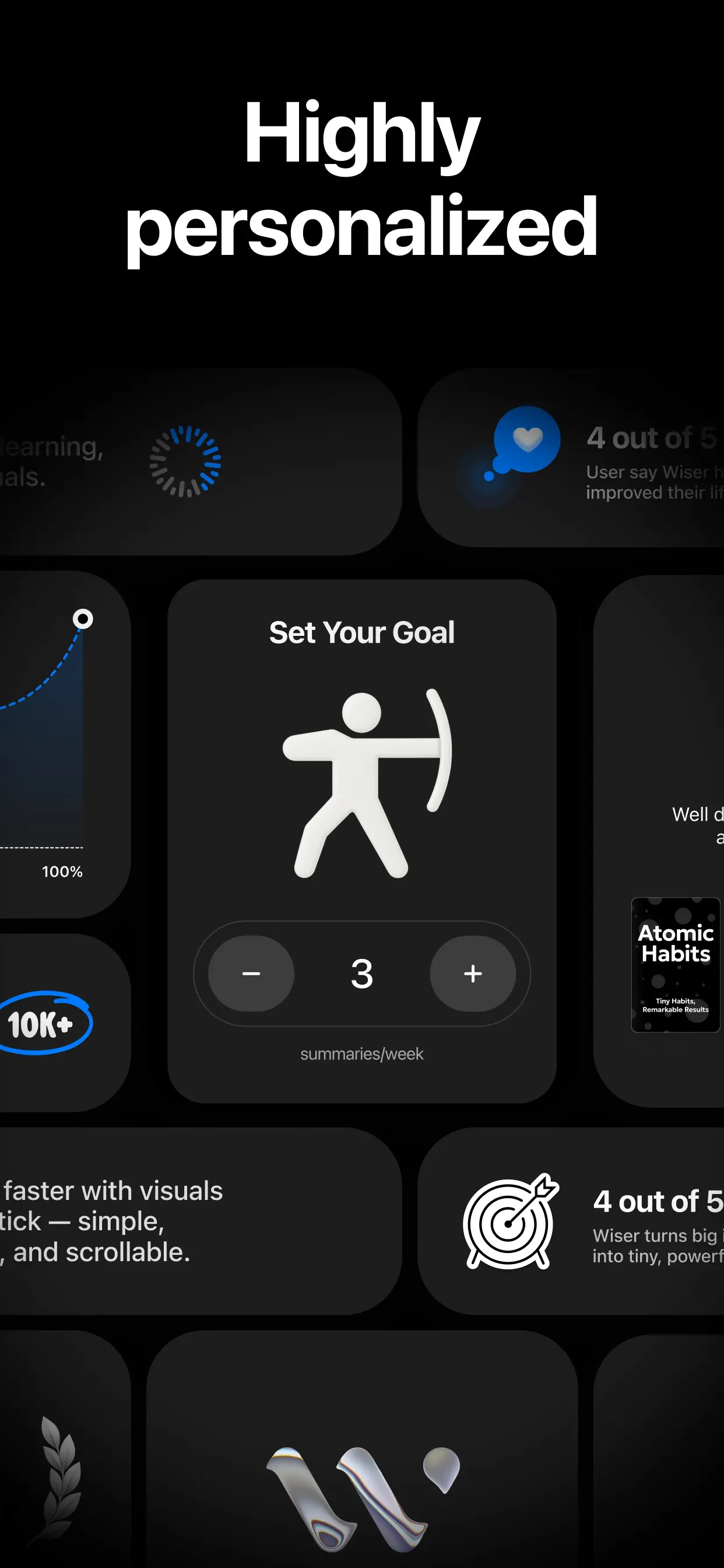 Wiser: Bite-Sized Learning App Store screenshot 3