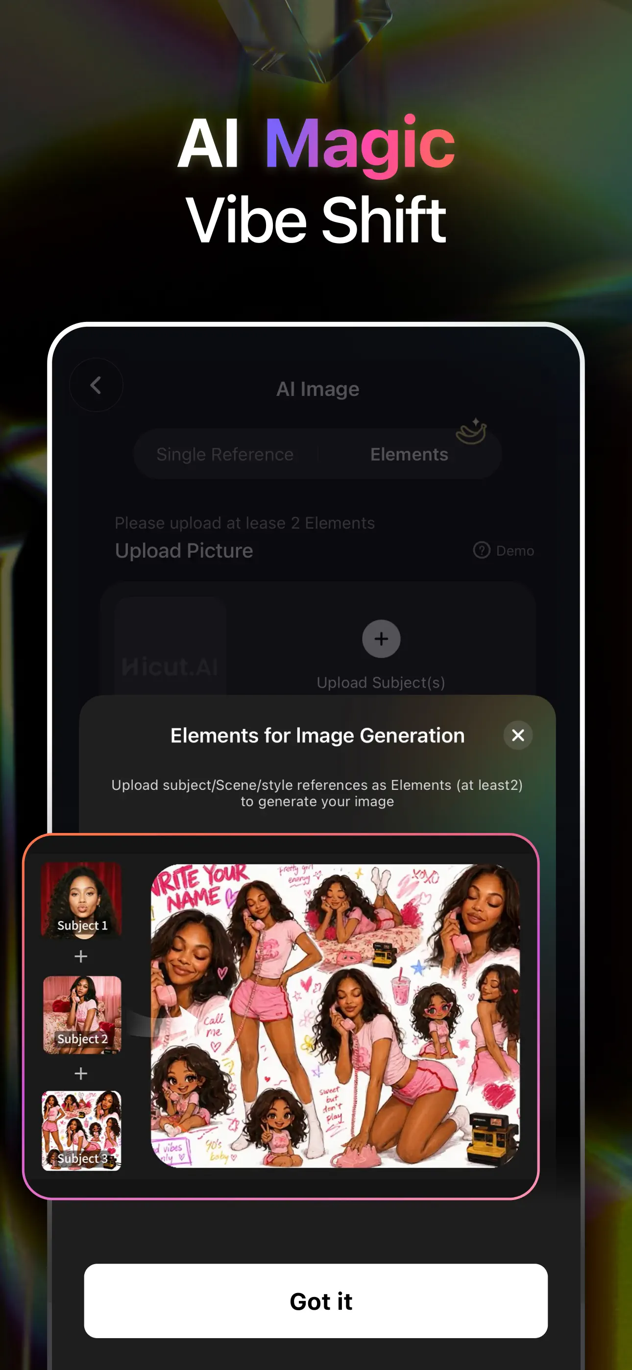 AI Video Generator-HiCut App Store screenshot 4