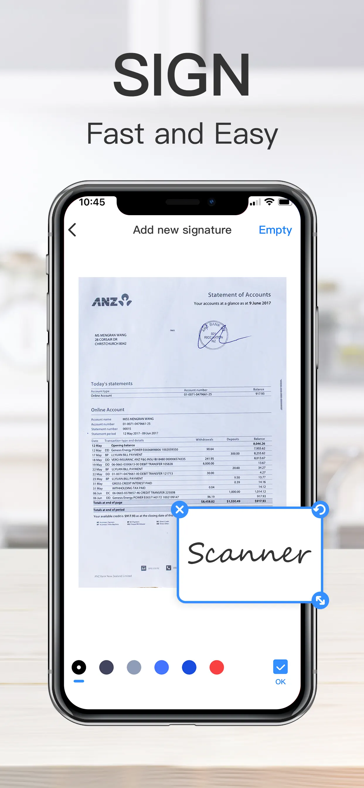 ScanAny-PDF Scanner App App Store screenshot 3