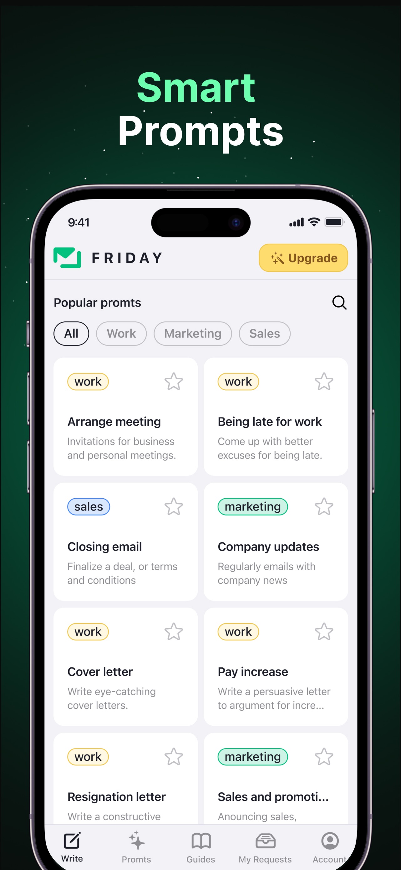 Friday AI Email Writer App Store screenshot 3
