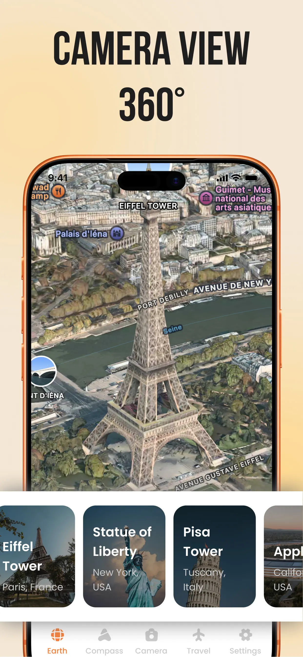 Travel Camera & Compass App Store screenshot 3