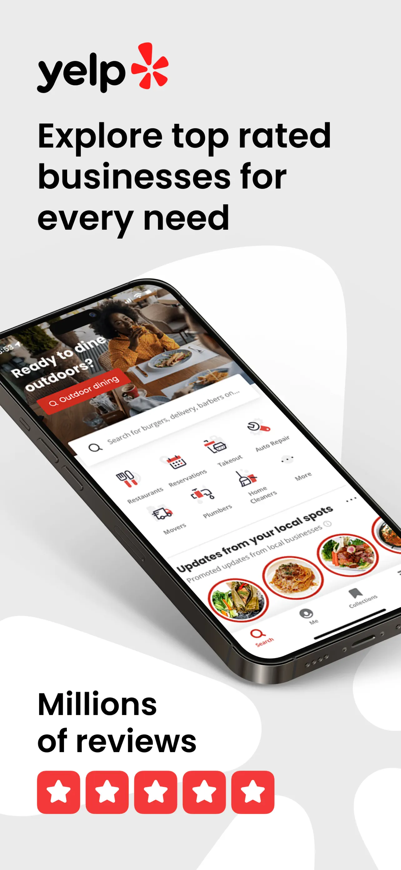 Yelp: Food, Services & Reviews App Store screenshot 1