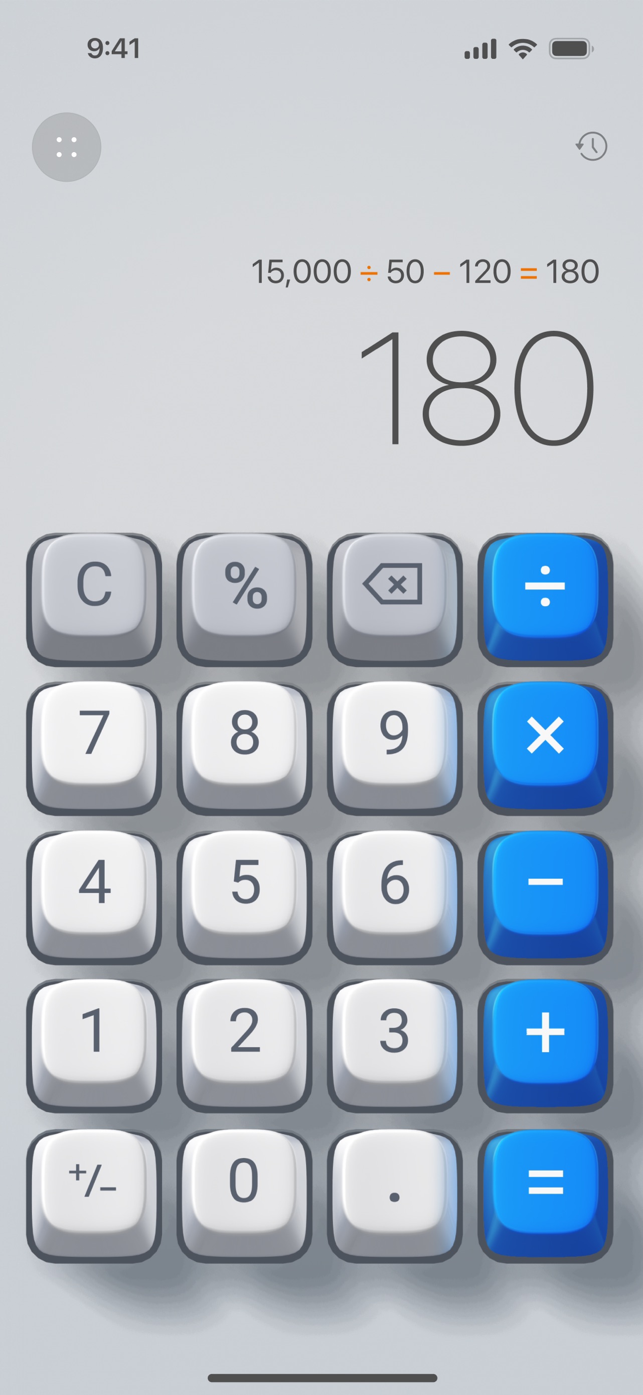 Basic Calculator with History App Store screenshot 3