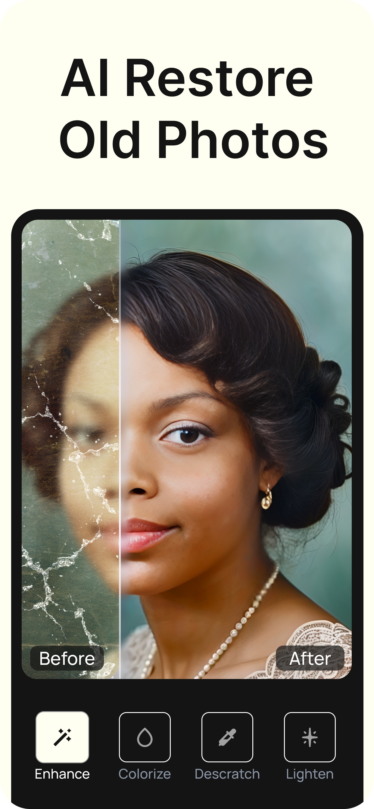 Renew - Restore Old Photos AI App Store screenshot 3
