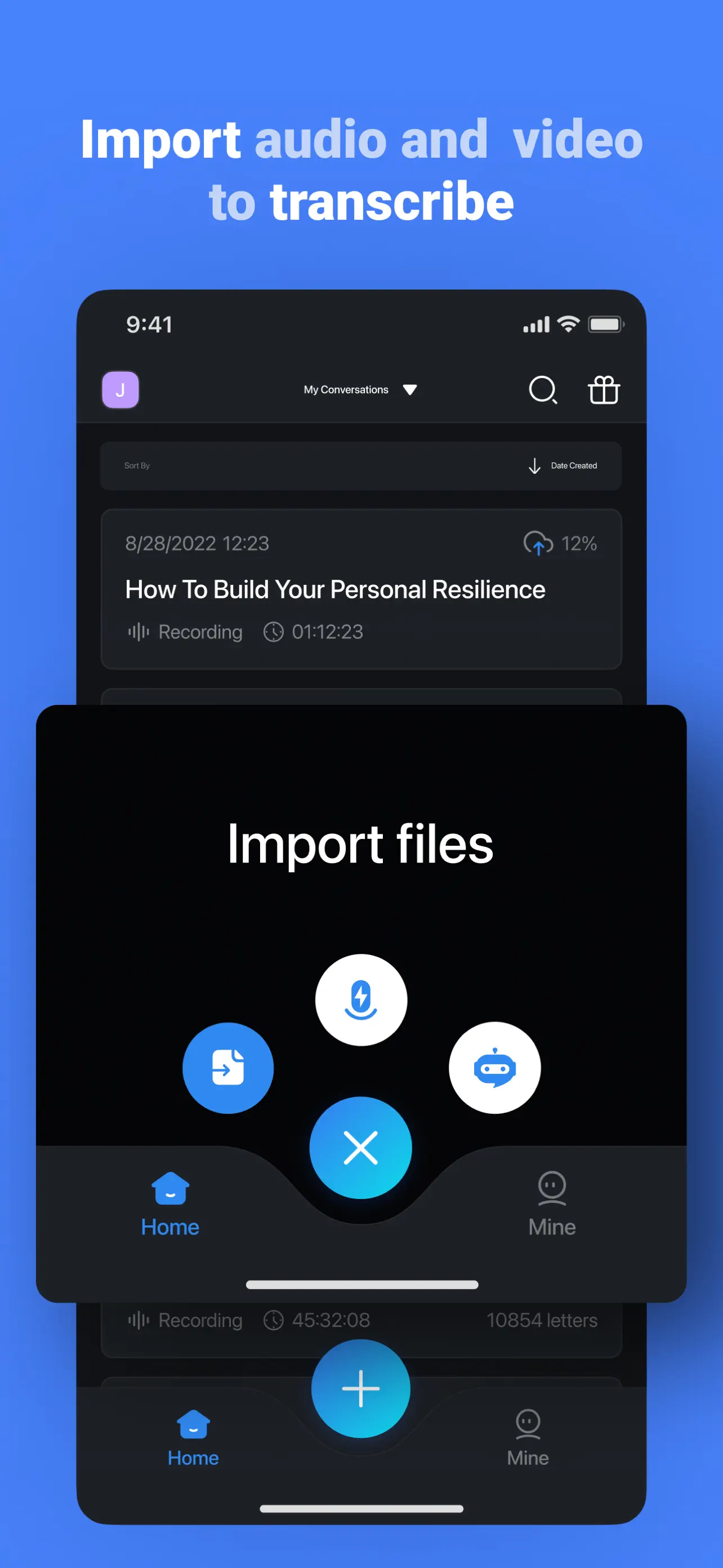 Notta Transcribe Voice to Text App Store screenshot 4