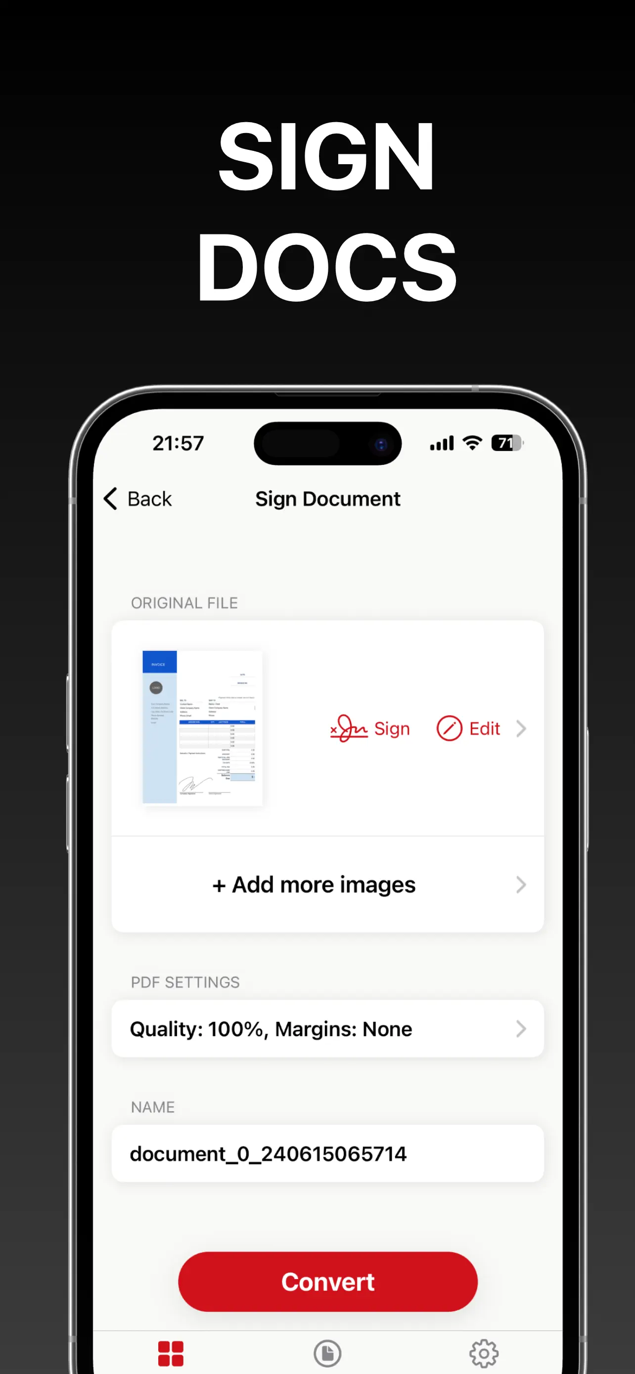 PDF App: Convert, Create, Sign App Store screenshot 4