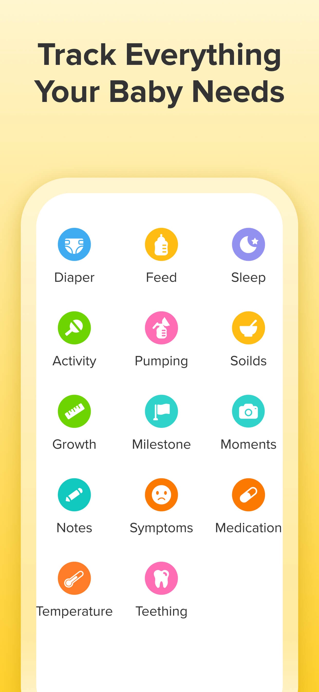 Glow Baby Tracker & Growth App App Store screenshot 1
