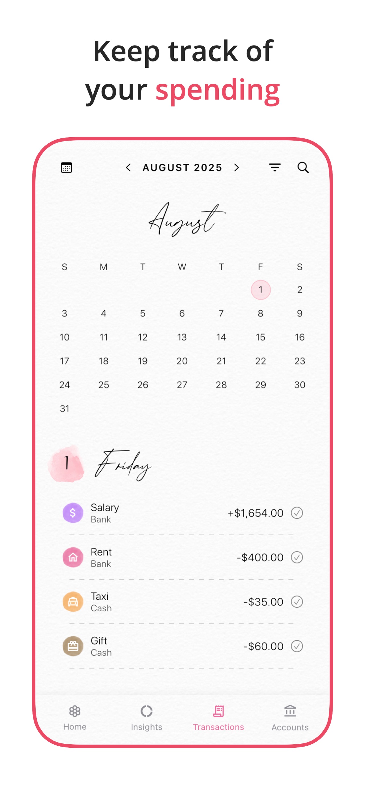 Budget Planner App - Fleur App Store screenshot 4