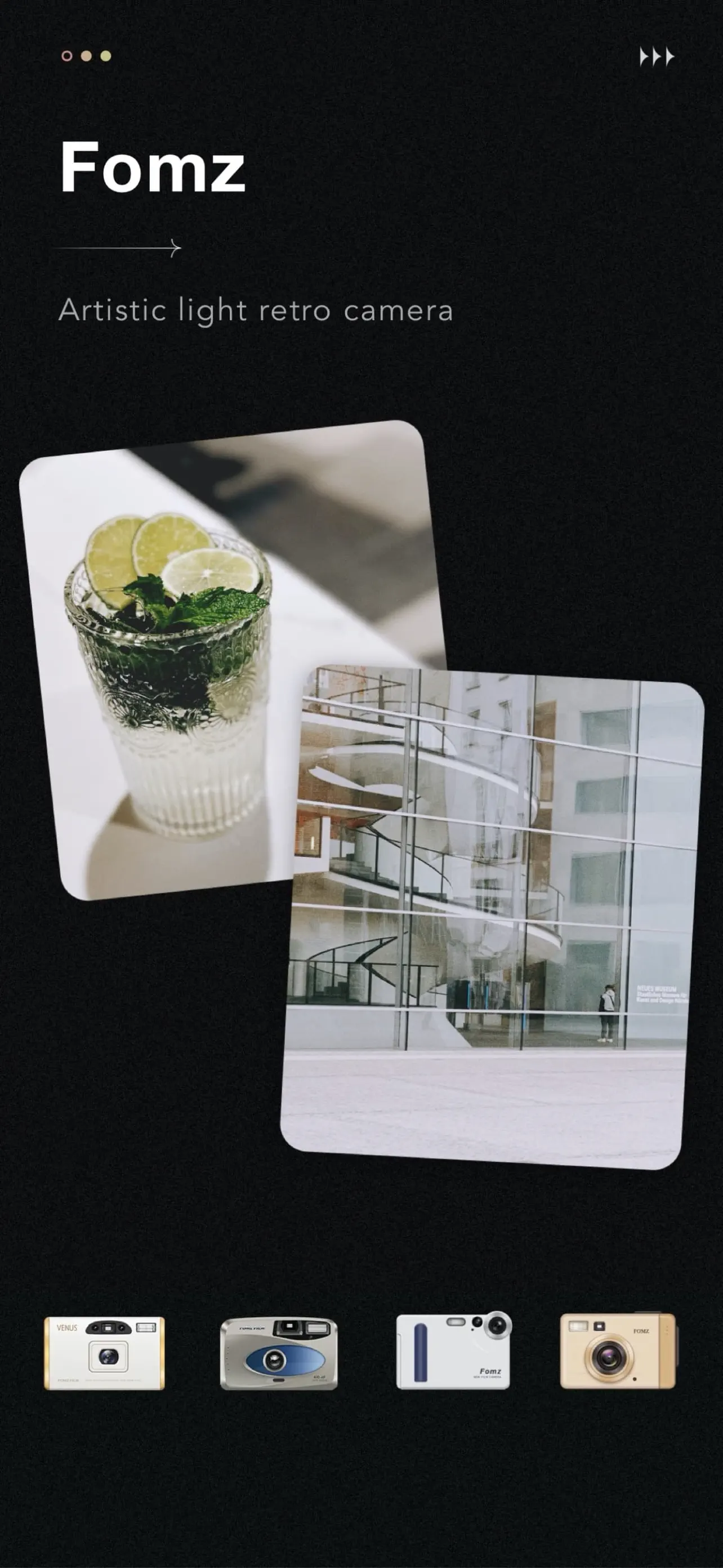 Fomz - Vintage Analog Camera App Store screenshot 1
