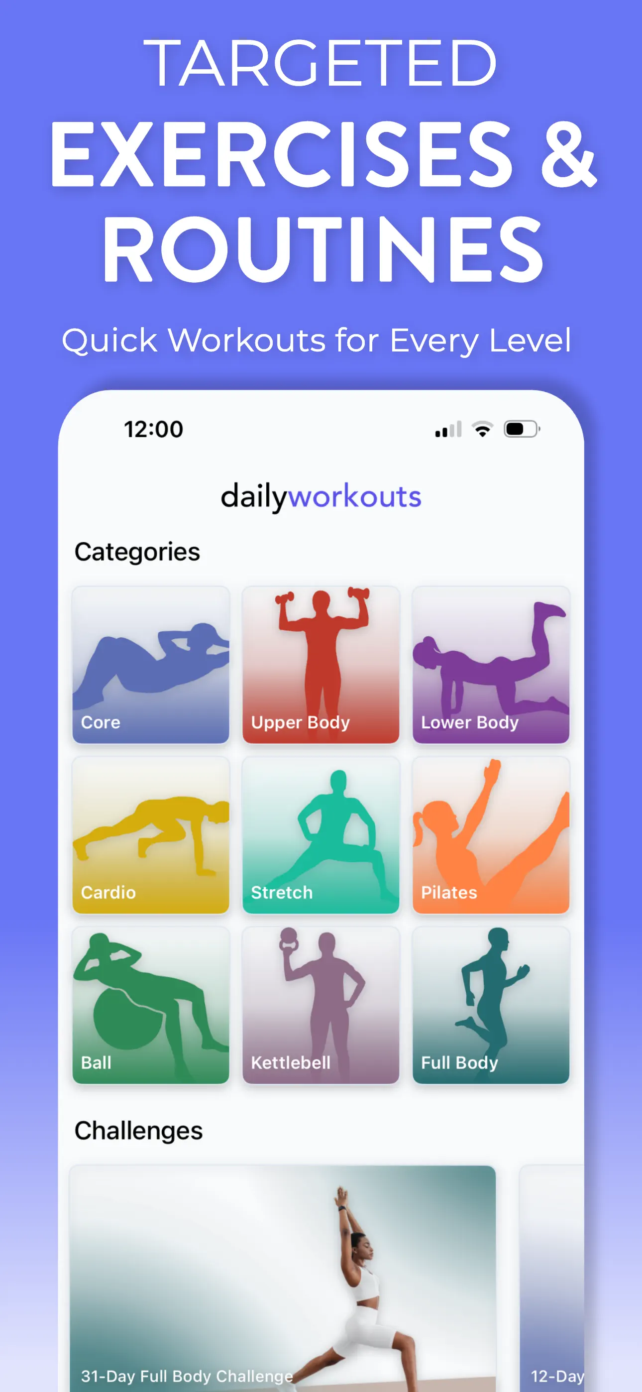 Daily Workouts - Home Fitness App Store screenshot 2