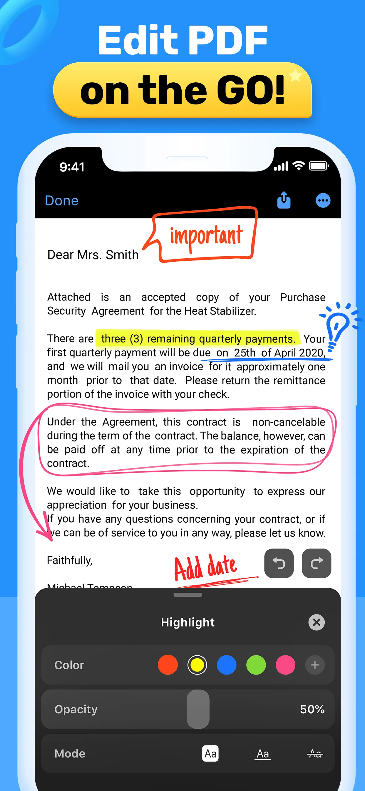 PDF Hero - PDF Editor & Reader App Store screenshot 1