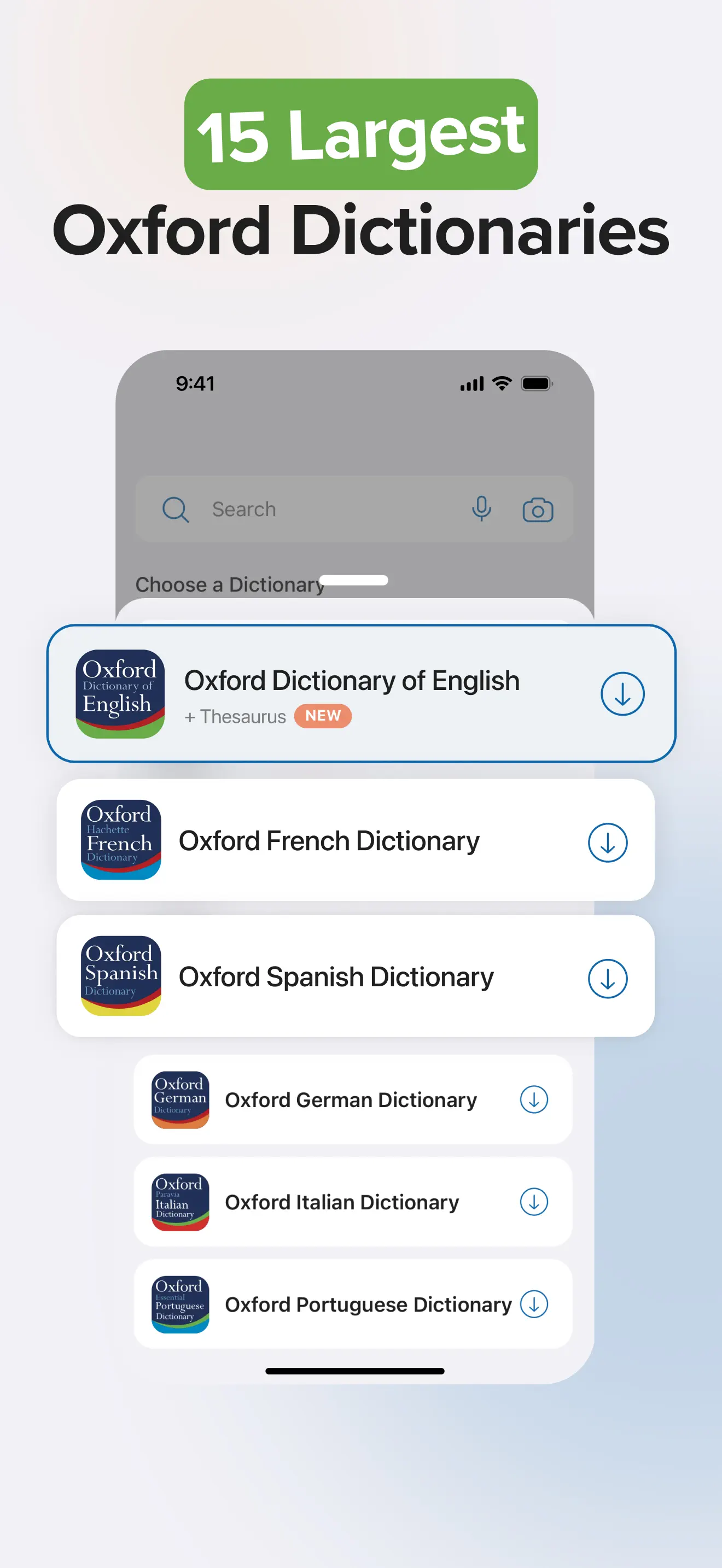 Oxford Dictionary & Thesaurus App Store screenshot 3
