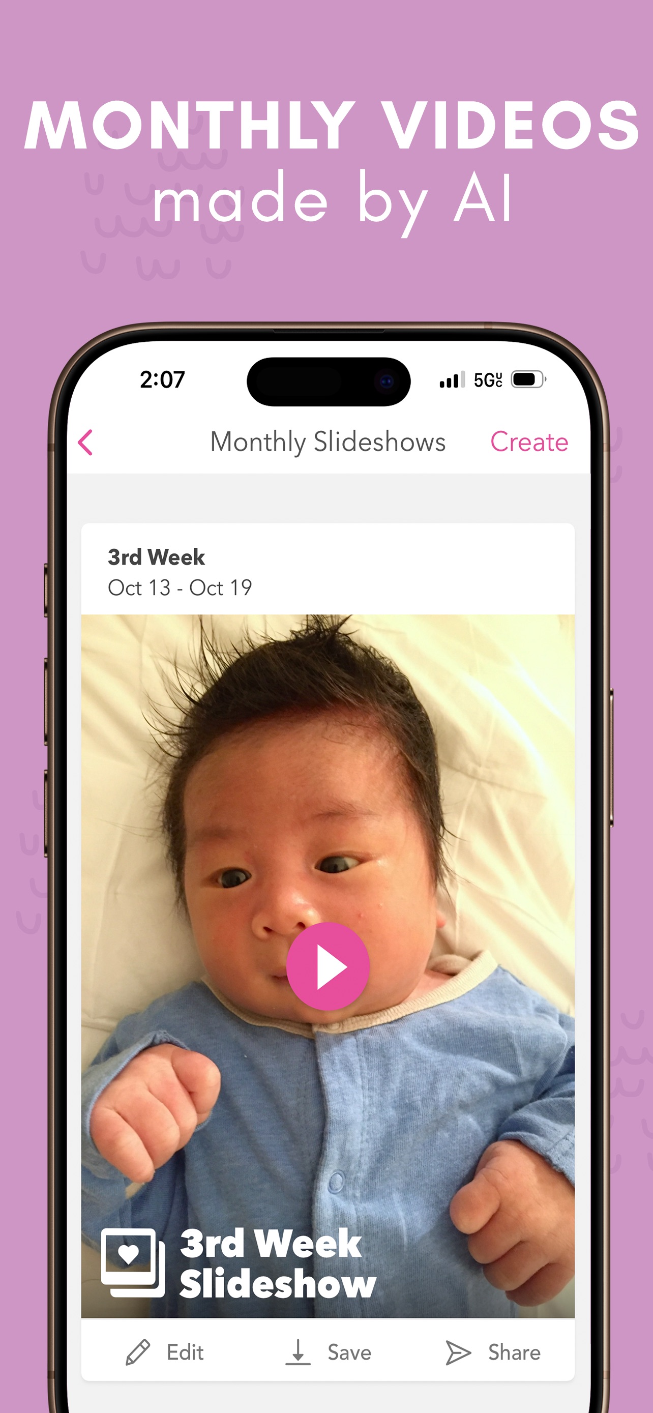 Precious - Baby Photo Art App Store screenshot 1