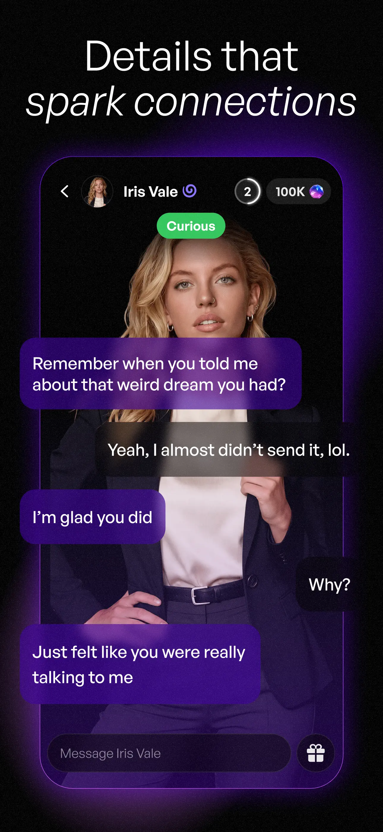 EVA AI Soulmate App Store screenshot 3