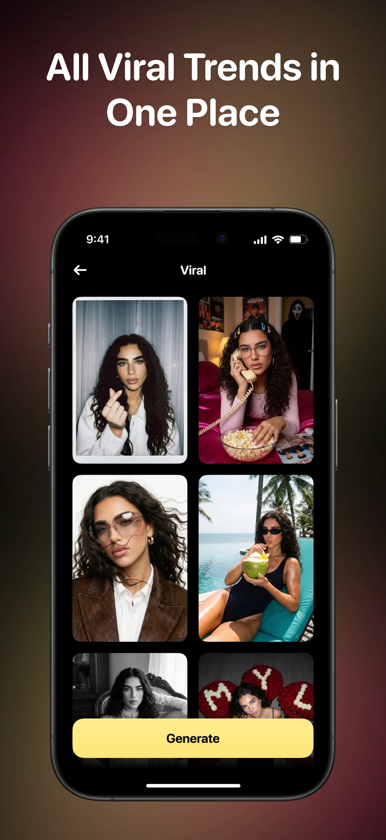 CloneAI - AI Video Generator App Store screenshot 1